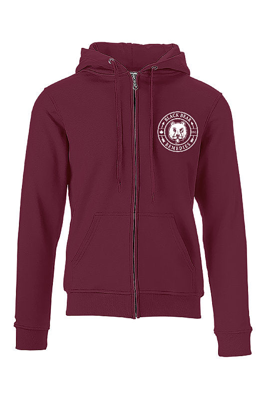 Maroon Midweight Full Zip-Up