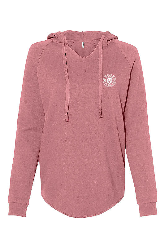 Dusty Rose Ladies Lightweight Hoodie