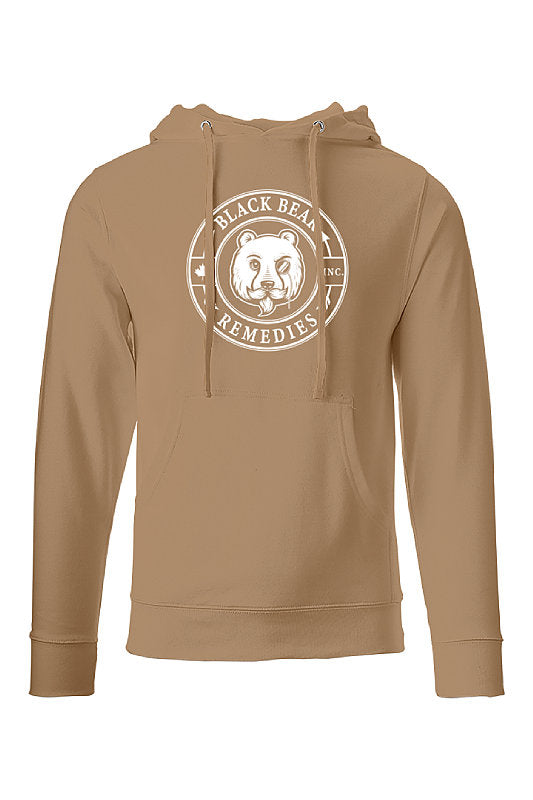 Sandstone Midweight Hoodie (white logo)