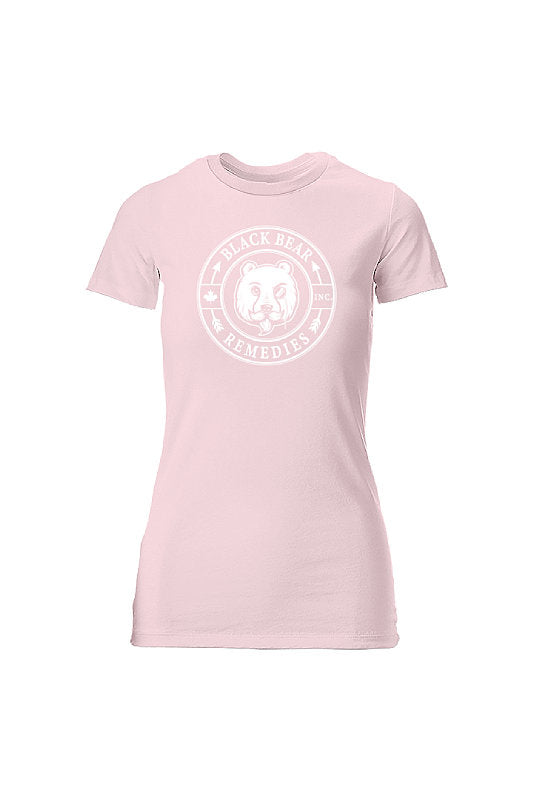 Pink Ladies Slim Fit Tee (white logo)