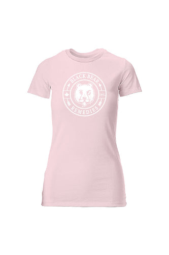 Pink Ladies Slim Fit Tee (white logo)