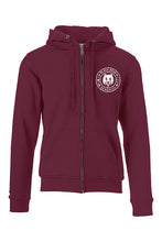 Load image into Gallery viewer, Maroon Midweight Full Zip-Up
