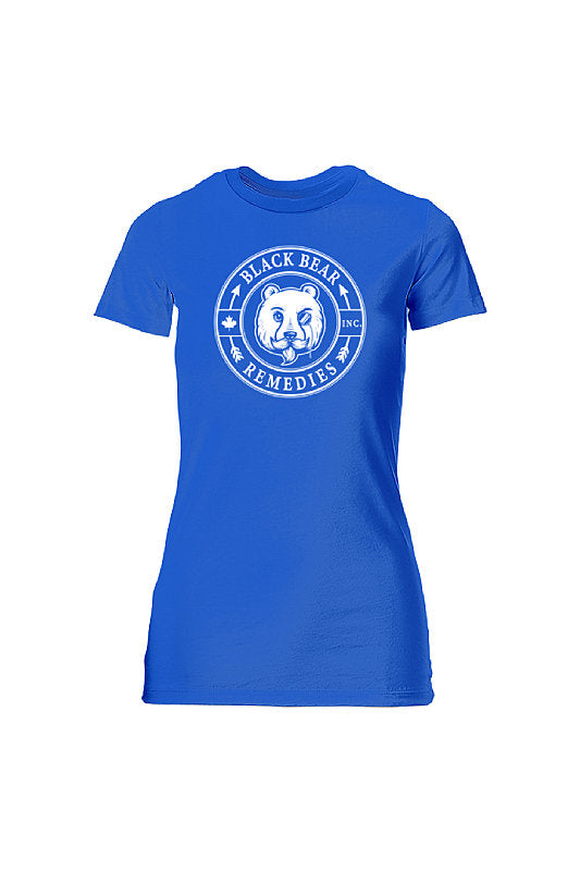 True Royal Ladies Slim Fit Tee (white logo)