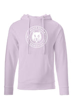 Load image into Gallery viewer, Lavender Midweight Hoodie (white logo)

