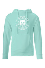 Load image into Gallery viewer, Mint Midweight Hoodie (white logo)
