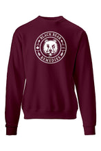 Load image into Gallery viewer, Maroon Midweight Crewneck (white logo)
